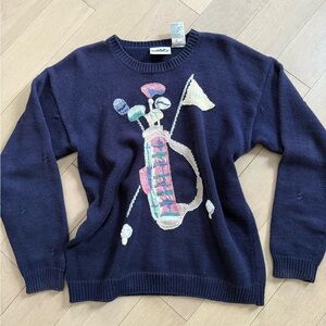 Northern Reflections Navy Knit Sweater